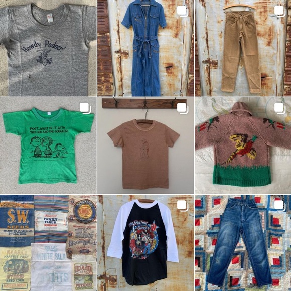 Vintage 40s 50s 60s 70s 80s Clothing Tshirts Jeans - Picture 1 of 4